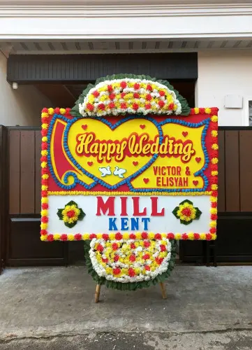 Papan Bunga Pernikahan jatipulo